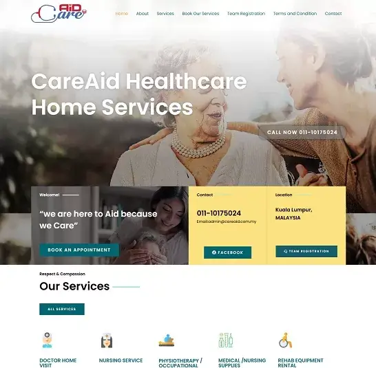 careaid my web design