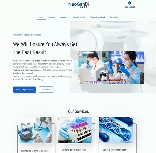 neogenixsabah web design